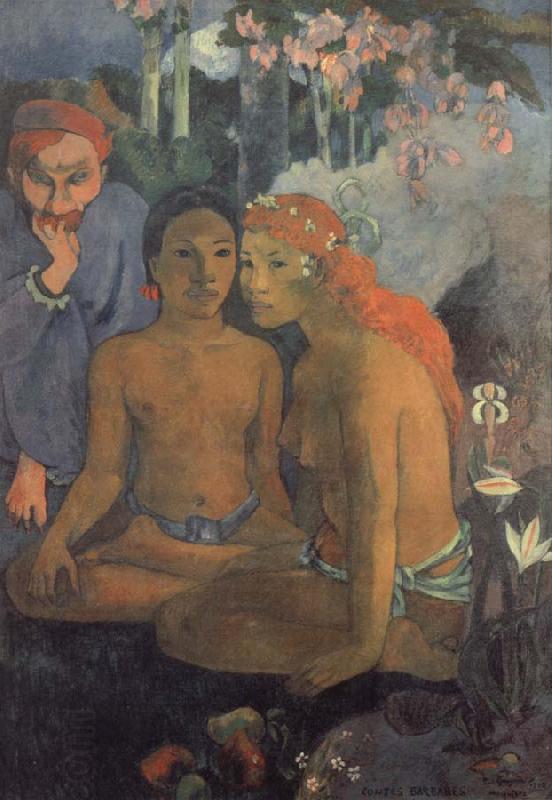 Paul Gauguin Contes Barbares oil painting picture